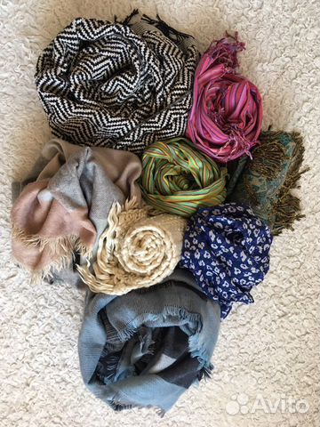 Шарфы платки палантины