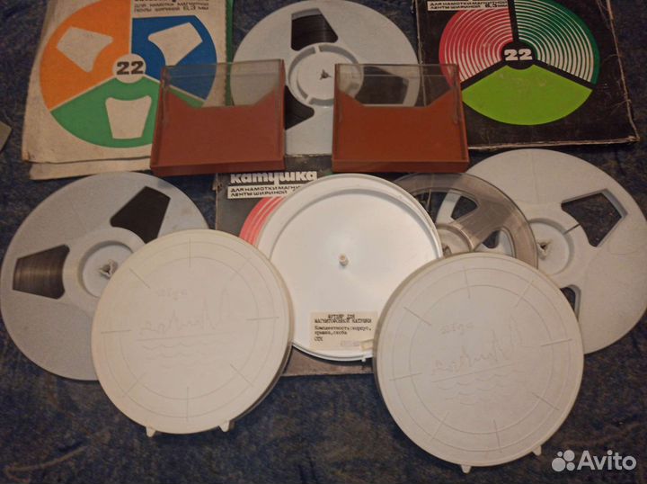 Кассета лента магнитная катушка бобина СССР запись