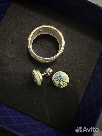 Sokolov комплект серьги leopard