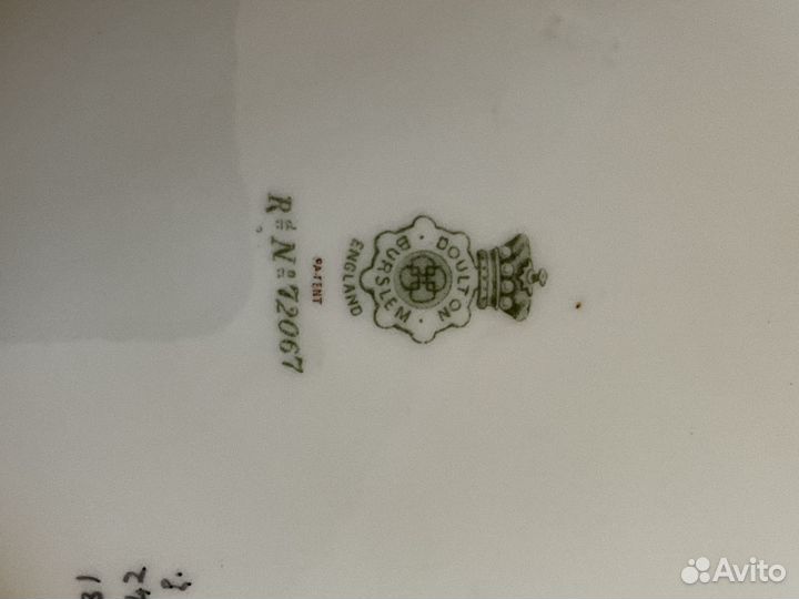 Антикварные тарелки. Цена за одну. Англия