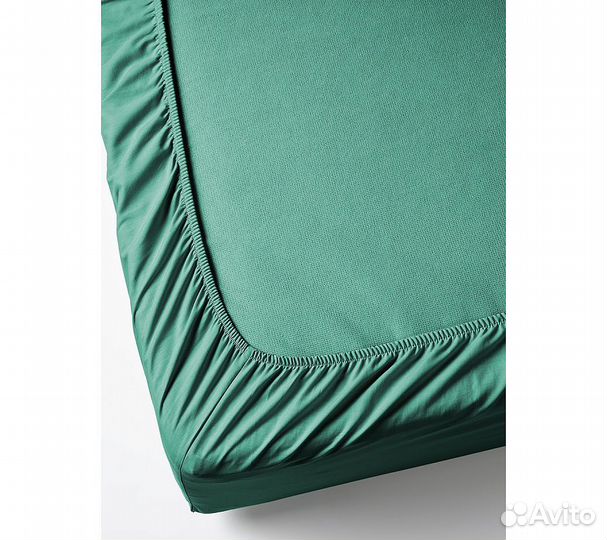 Простынь GoodNight Сатин 180х200х20 Лагуна на рези