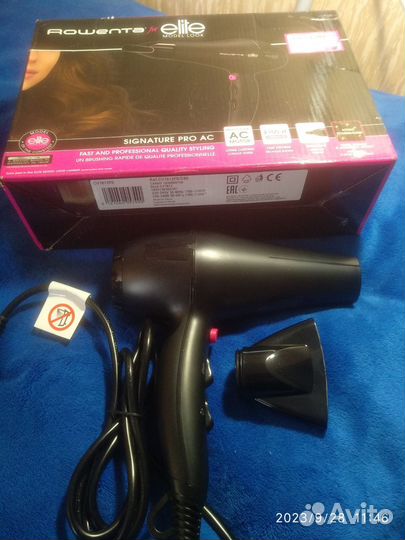 Фен профессиональный tefal, rowenta
