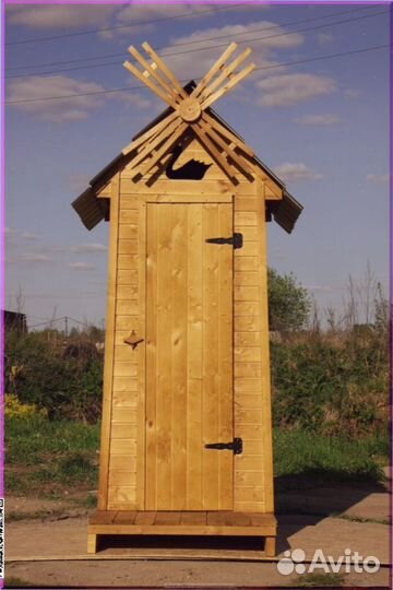 Уличный туалет деревянный йок 053