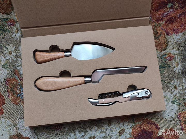 Подарочный набор ножей для сыра от Газпрома