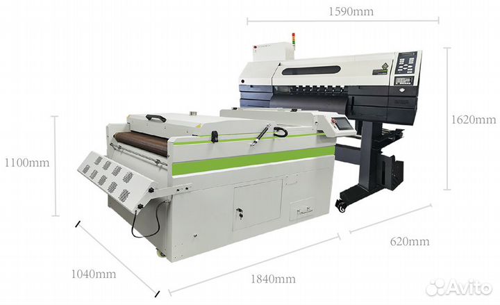 DTF принтер и сушка Oric, 60 см, флуоресцентный