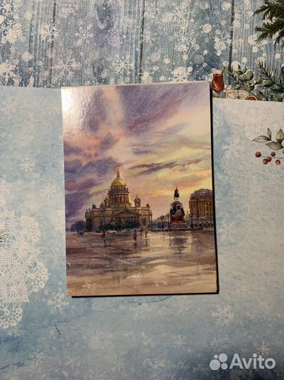 Открытки Санкт-Петербург в акварелях