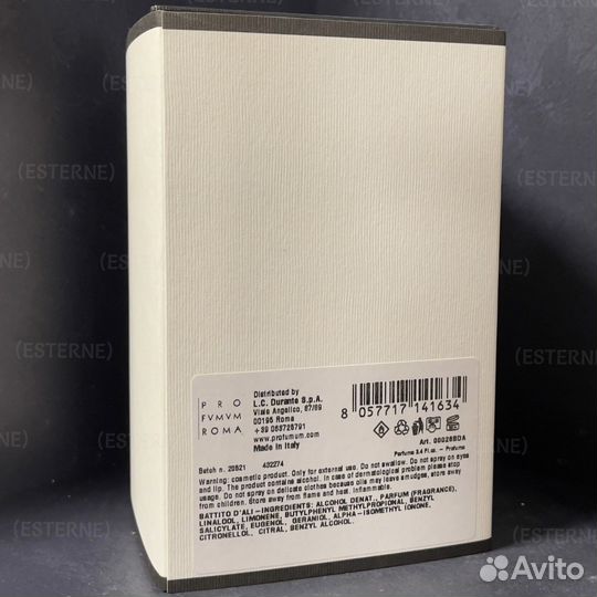 Profumum Roma Battito D'Ali 100 ml (Оригинал)