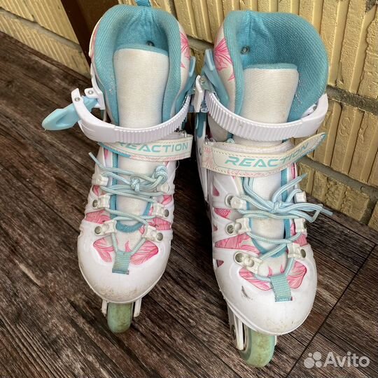 Ролики детские раздвижные 32-35р-р