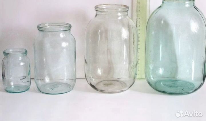 Банки 3л, 2л, 1л, 1.5 л,0.8 л, 0.75 л, 0.5л