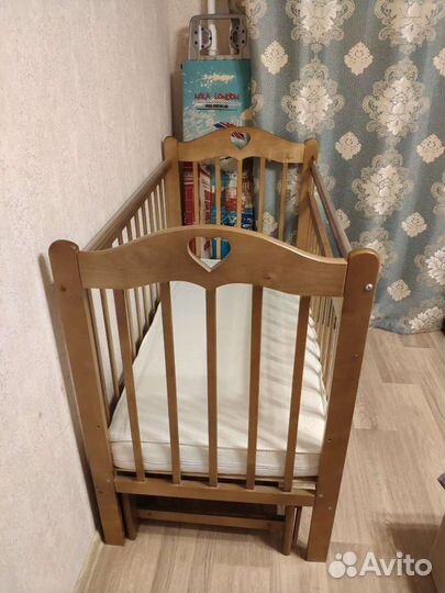 Детская кровать продольного качения