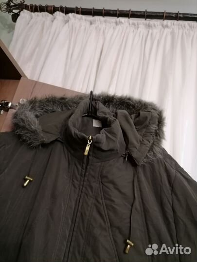 Куртка 62 64 хаки прямая мягкая