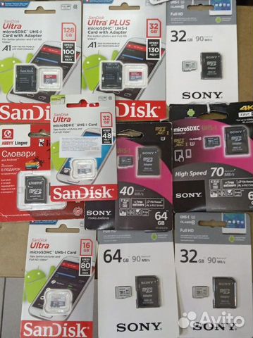 Карты памяти microSD