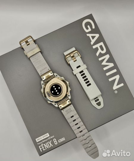 Garmin fenix 8 43 amoled sapphire soft gold мск