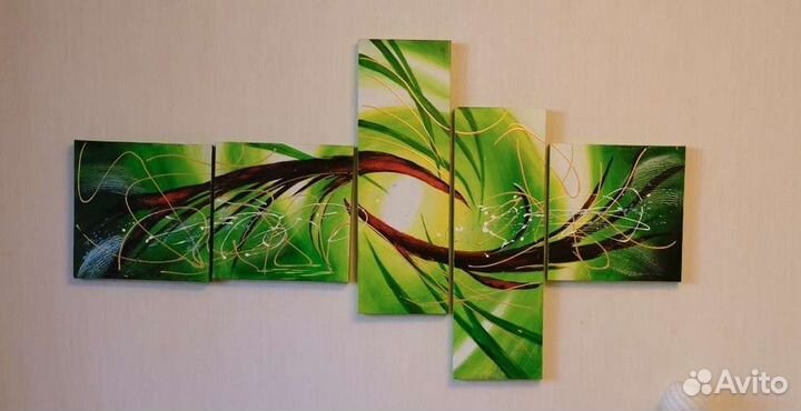 Модульная картина маслом