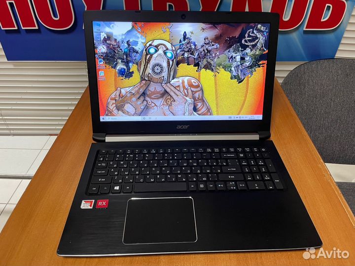 Мощный игровой ноутбук Acer / 16gb / ssd 1128gb