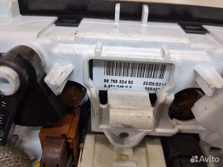 Переключатель отопителя Citroen Berlingo 2012, 2014