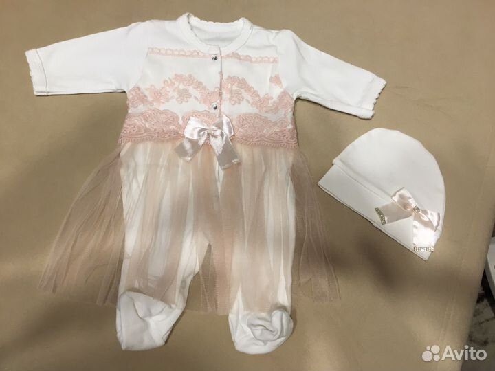 Платье на выписку для девочки