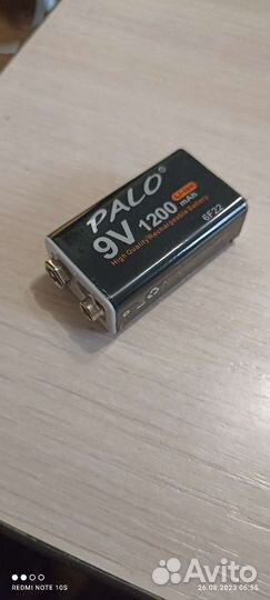 Аккумулятор крона 9v Palo