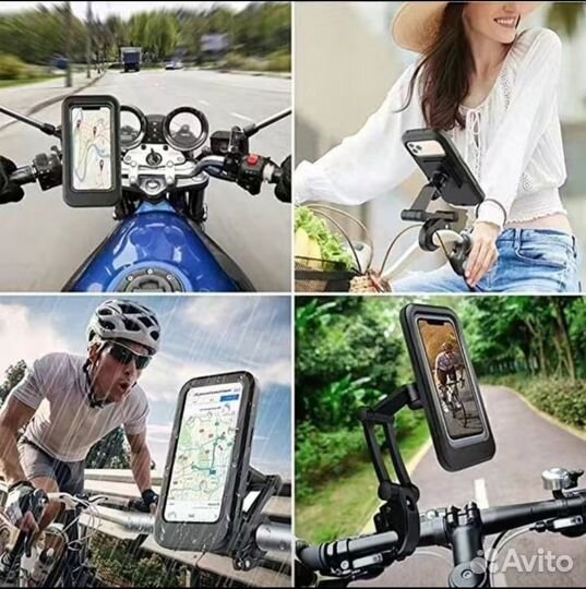 Держатель для мобильного на велосипед мопед