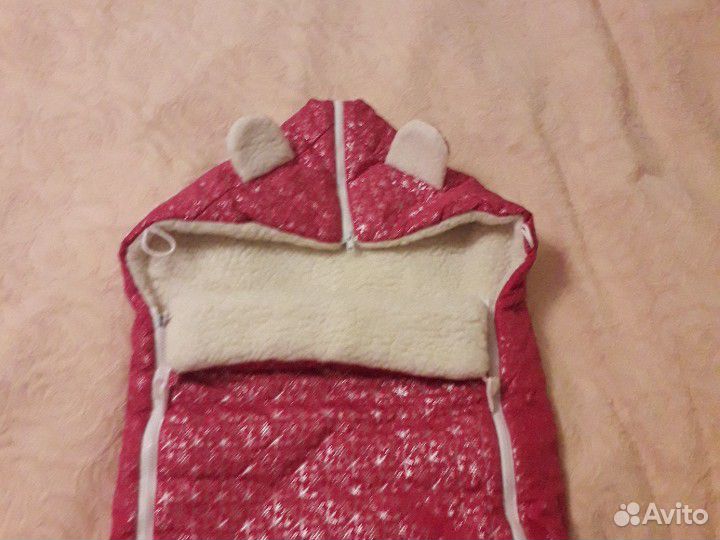 Конверт в коляску/санки меховой