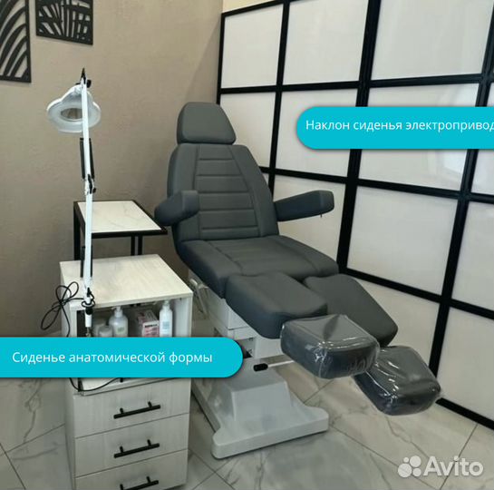 Педикюрное кресло с 3 моторами Сириус-10