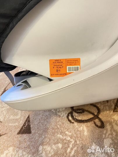 Автокресло britax romer king 2, 9-18 кг
