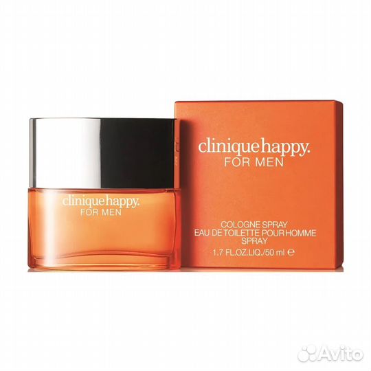 Clinique happy for men парфюм мужской 50 ml