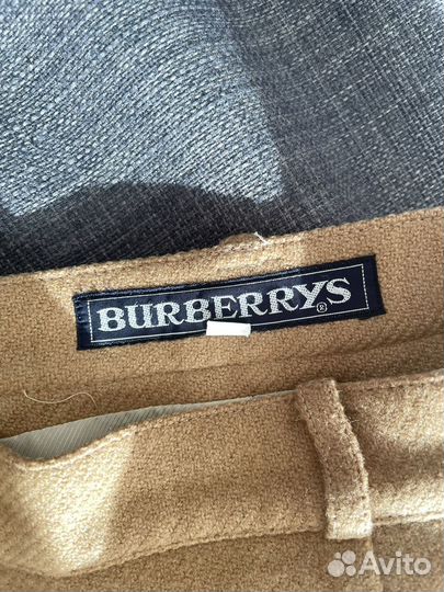 Шерстянная винтажная юбка Burberry