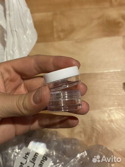 Баночка платиковая 3мл / помадница / бальзамница