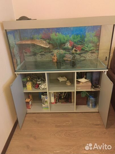 Аквариум 180 литров с тумбой для рыб и рептилий