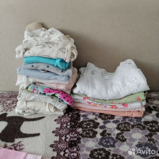 Пакет детских вещей от 0 до 1