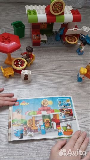 Lego duplo пиццерия и детский сад