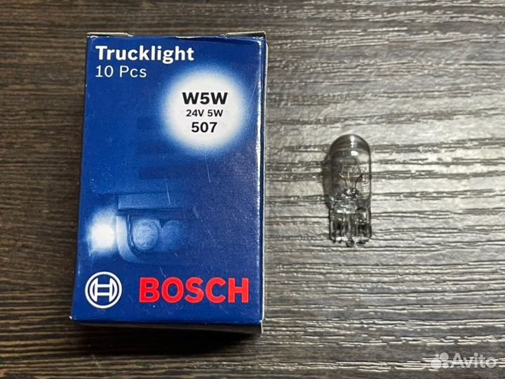 Лампа накаливания W5W 24V5W W21x95d Man 2023