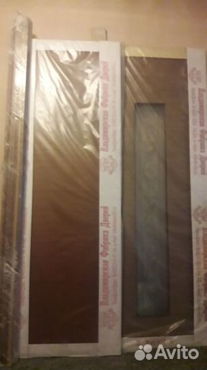 Двери межкомнатные деревянные и железная (новые)