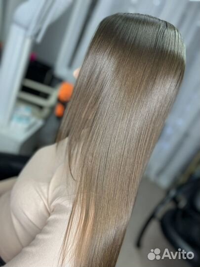 Кератиновое выпрямление волос работаю в студии