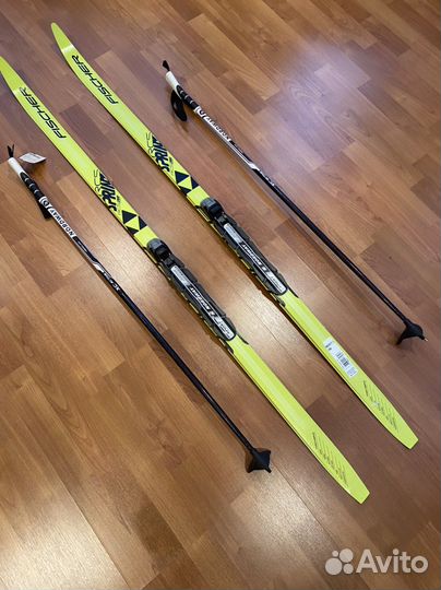 Лыжи беговые Fischer RCS Sprint крепление,палки