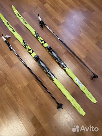 Лыжи беговые Fischer RCS Sprint крепление,палки