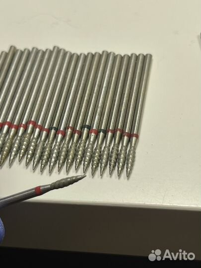 Фрезы для маникюра пламя,торнадо, бочонок