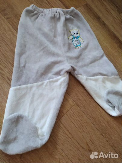 Детские теплые ползунки, костюм