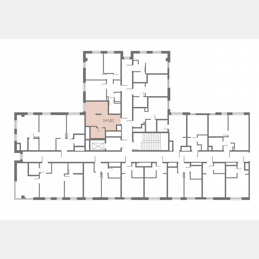 Апартаменты-студия, 25,4 м², 9/13 эт.