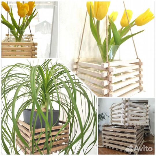 Кашпо для цветов подвесное