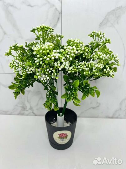 Искусственная зелень: лаванда, мокрица, бамбук