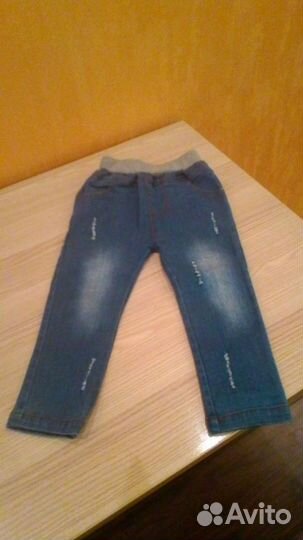 Комплект джинсовый новый, р.92-98
