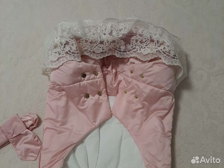 Конверт на выписку зимний для девочки