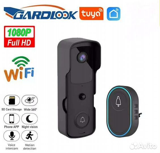 Видеоглазок wifi с датчиком движения