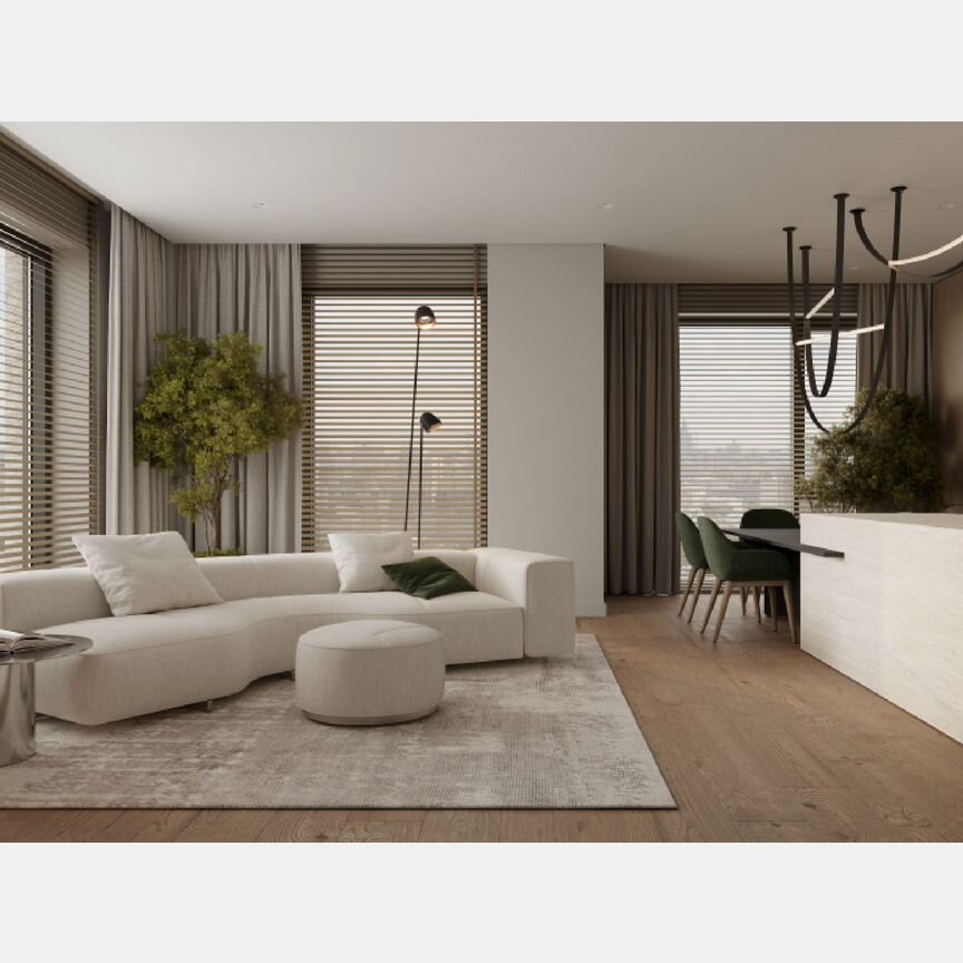 2-к. квартира, 74,9 м², 2/8 эт.