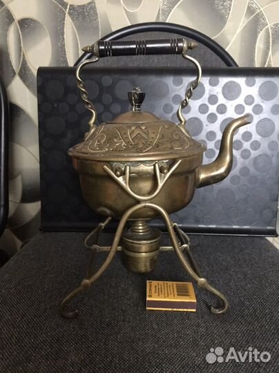 Бульотка чайник самовар латунь