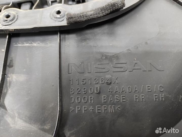 Обшивка двери задней правой Nissan Almera G15 (201