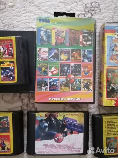 Картриджи для sega
