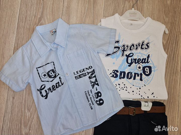 Рубашка с шортами